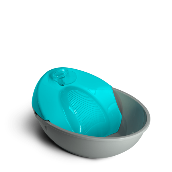 Bebedouro Fonte Para Cães E Gatos Petit Plast Pet - Azul Tiff