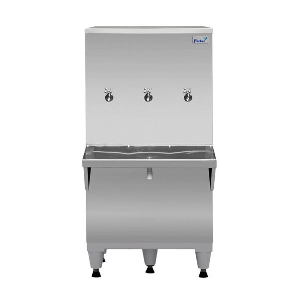 Bebedouro Frisbel 100 Litros Coluna Inox Ra10 – 220 Volts