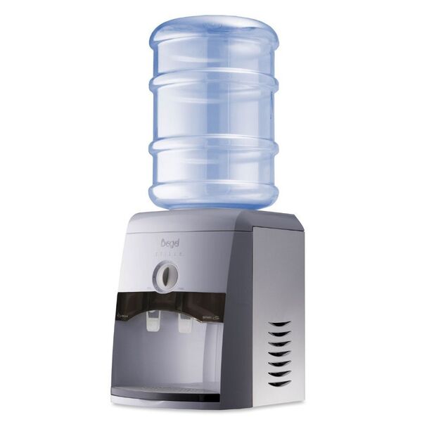 Bebedouro Garrafão De Mesa Stille Inox Fume Begel 110v