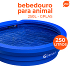 Bebedouro Para Animal 250l Azul Gplas