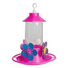 Bebedouro Passarinho Beija Flor Com Chapéu E Poleiro