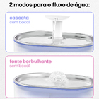 Bebedouro Pet Fonte Silenciosa Filtro Cães Gatos 2.1l Madog