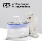 Bebedouro Pet Fonte Silenciosa Filtro Cães Gatos 2.1l Madog