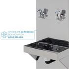 Bebedouro Purificador Industrial Blue Coluna 2 Torneiras Gela