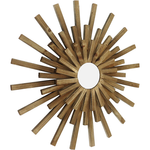 Beckwith Adorno Decorativo Parede 61x61x5cm Madeira Marrom