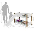 Belicha Escorregador E Colchão Infantil Marisa Branco E Mel