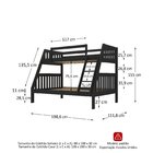 Beliche 1018 Twin Full    Preto