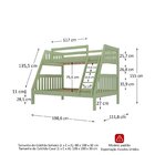 Beliche 1018 Twin Full  Verde