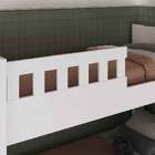 Beliche 3 Gavetas Com Escada E Grade De Proteção Nápoles Bran