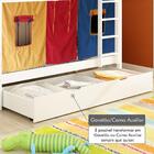 Beliche/ Treliche Teen Play E Gavetão/cama Auxiliar Com Rodíz