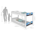 Beliche Baixa Adesivada Astronauta com Colchões