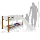 Beliche Baixa Com Escorregador Talita Branco Mel