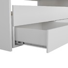 Beliche Baixo Nápoles 1 Porta 2 Gavetas Branco - Moville