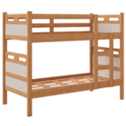 Beliche Bibox Bicama Solteiro Mdf 2 Cama Resistente Jaspe Cin