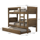 Beliche Bibox Treliche Cama Auxiliar 100% Mdf Top Star Forte