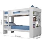 Beliche Bilbao Com Cama Auxiliar Branco