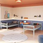 Beliche Bipartido Madeira Maciça Para Colchões 188x88cm Aria