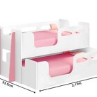 Beliche Branca Com Detalhes Em Rosa Acetinada Solteiro Montes