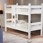 Beliche Caetana Solteiro Branco Com Colchões