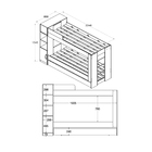 Beliche Cama Aux C/ 3 Colchões Ditália Treliche Cm15 Diamond