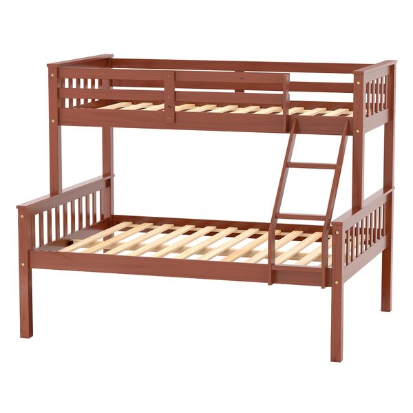 Beliche Cama Casal Madeira Macica Castanho Claro Mobilistore