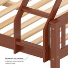 Beliche Cama Casal Madeira Macica Castanho Claro Mobilistore