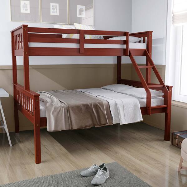 Beliche Cama Casal Madeira Macica Nogueira Mobilistore