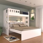 Beliche Casal 4 Nichos 100% Mdf U233536 Branco Foscarini