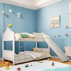 Beliche Casinha Garoto Mario Com Escorrega Com Colchões