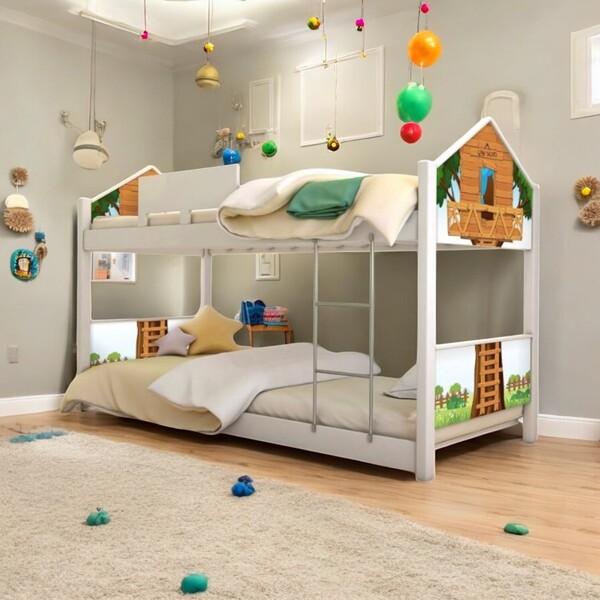 Beliche Casinha Na Árvore Ludica Com Colchões