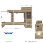 Beliche Castelo Com 03 Gavetas Saara