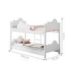 Beliche Colchão Juvenil Camila Branco