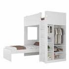 Beliche Com Armário 2 Portas 4 Nichos 1 Mesa De Apoio 1 Gavet