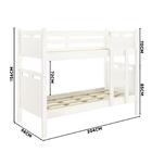 Beliche Com Barras Laterais De Mdf Jaspe Branco Fênix