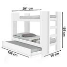 Beliche Com Cama Auxiliar 160x114 Tebar