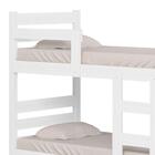 Beliche Com Cama Auxiliar Em Madeira Maciça Branco Bahia Nema