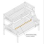 Beliche Com Cama Casal Prime Madeira Maciça Branco Housin