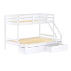 Beliche Com Cama Casal Slim Com 02 Gavetas Madeira Maciça Bra