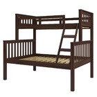 Beliche Com Cama De Casal Castanho Escuro Madeira Pinus - Sar