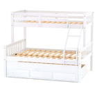 Beliche Com Cama De Casal E Cama Auxiliar Madeira Macica Bran