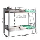 Beliche De Aço Tubular Reforçado Prata Birmingham Shop Jm