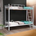 Beliche De Ferro Solteiro Reforçado Prata Bangor Shop Jm