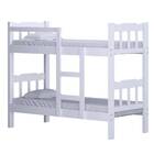 Beliche De Madeira Macica Branca Com Colchao Gazin D33 88 Cm