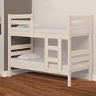 Beliche De Madeira Maciça Branco Lavado Bahia Nemargi