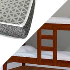 Beliche De Madeira Maciça Castanho Robusta Nemargi Com 2 Colc