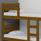 Beliche De Madeira Maciça Com 2 Colchões Imbuia Bahia Nemargi