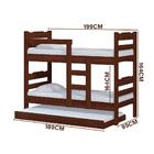 Beliche De Madeira Maciça Com Auxiliar Castanho Robusta Nemar