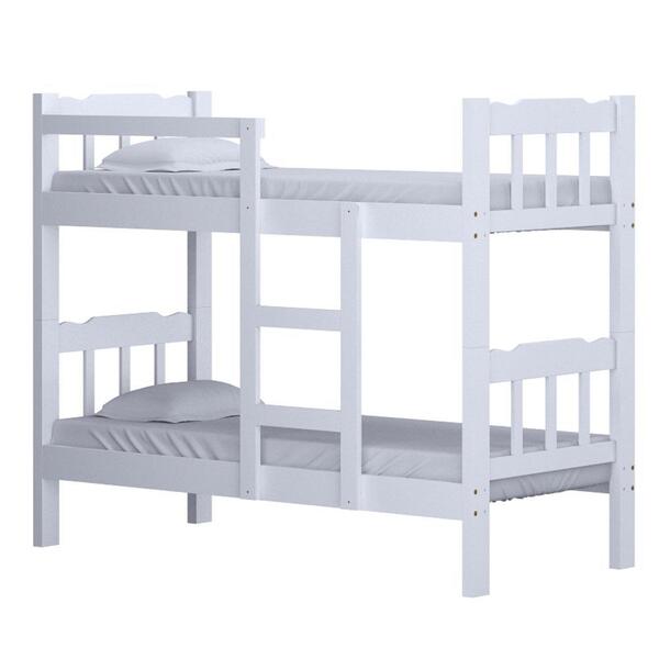 Beliche De Madeira Maciça Reforçada Perola Branco