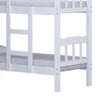 Beliche De Madeira Macica Resistente Branca