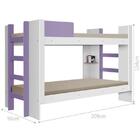 Beliche Dijon - Branca e Lilás